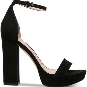 Steve Madden Madden Girl Black Platform Sandal NEW